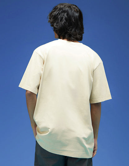 Grogu Swanwhite Oversized Graphic Printed T-shirt